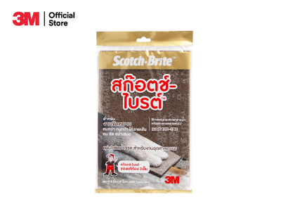 สก๊อตช์-ไบรต์™ แผ่นไยขัดสีน้ำตาล สำหรับงานขัดหยาบ ขัดหนัก